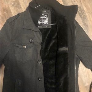 Black Label Pea Coat